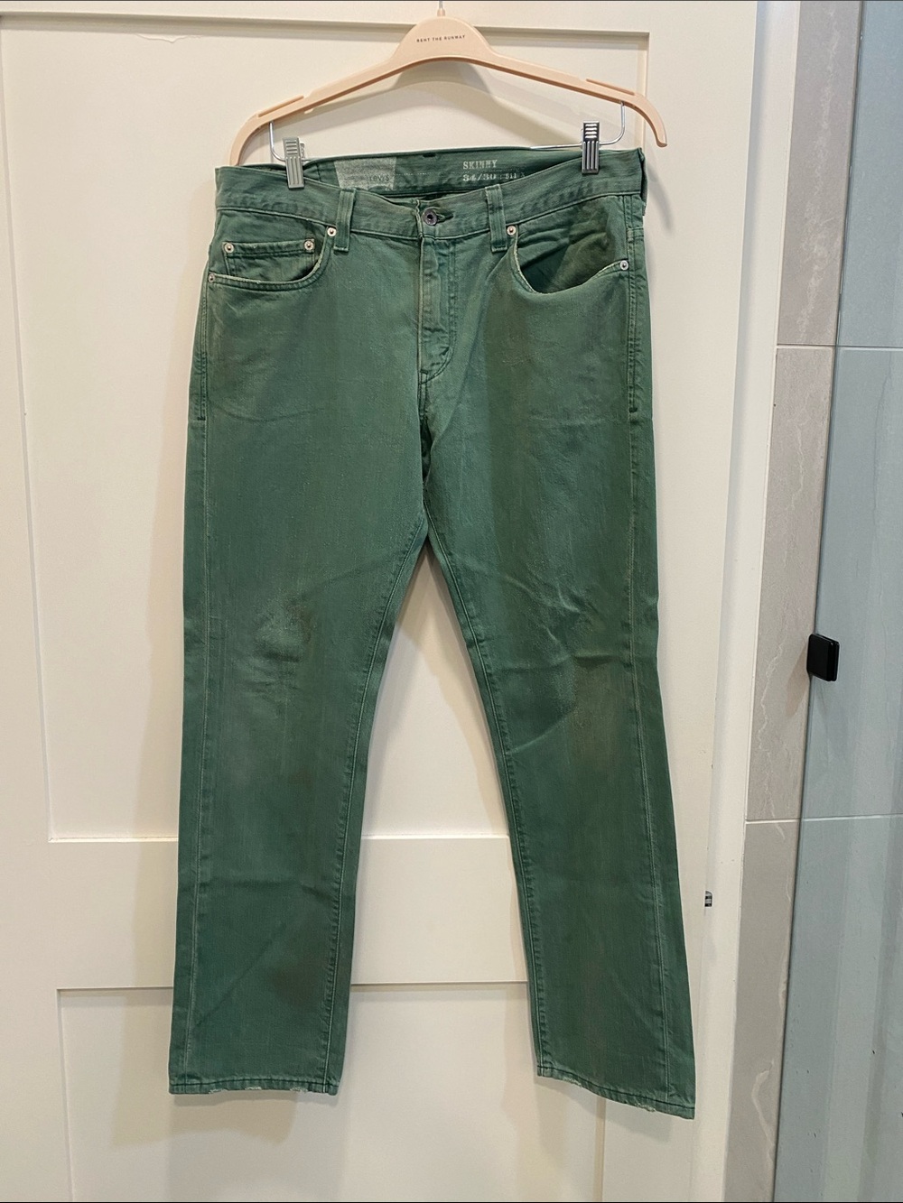 Vintage Levi 511x in teal. 34/30